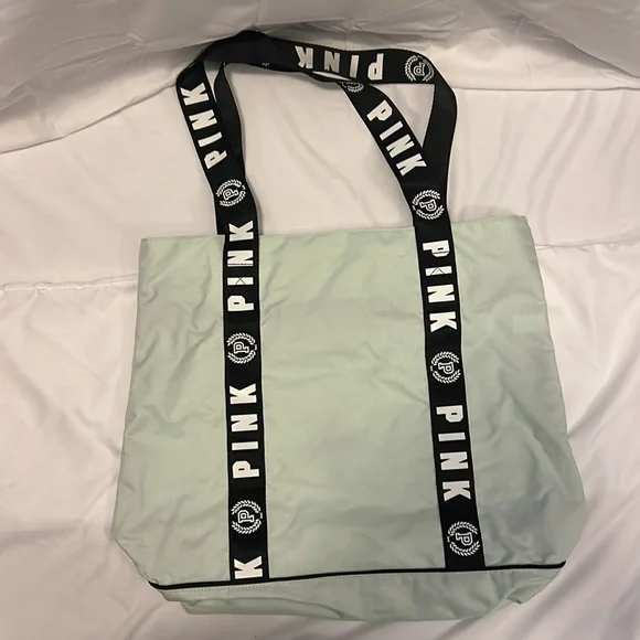 Victoria Secret Pink bag ~ color: teal - Picture 2 of 9